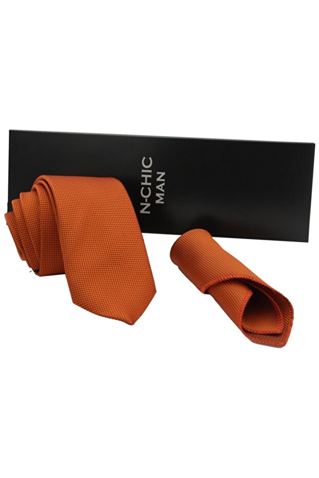 Hediye Kutulu Kravat Mendil Seti - 1