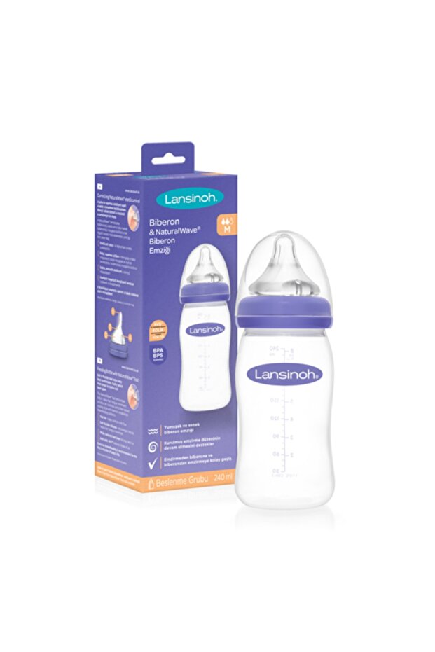 زجاجة أطفال من Natural Wave PP سعة 240 مل