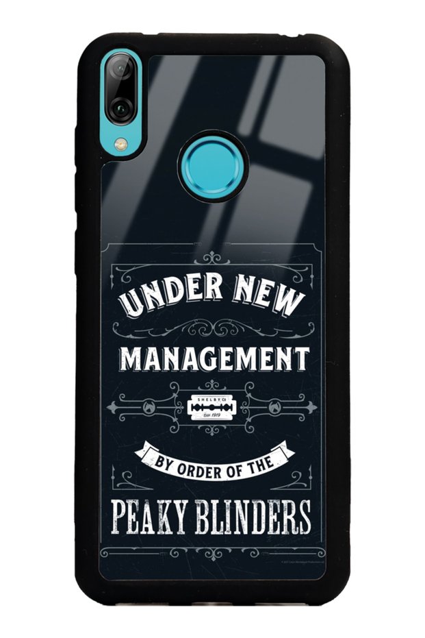 Huawei Y7 (2019) Glossy Phone Case with Peaky Blinders Management Design