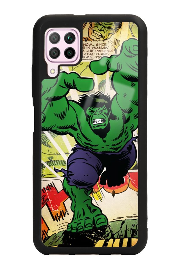 غطاء هاتف Huawei P40 Lite Hulk Design Hulk Design اللامع