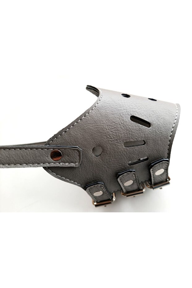 Lassie Ayarlanabilir Yumuşak Doku Uzun Burun Köpek Ağızlık Grigio - 2