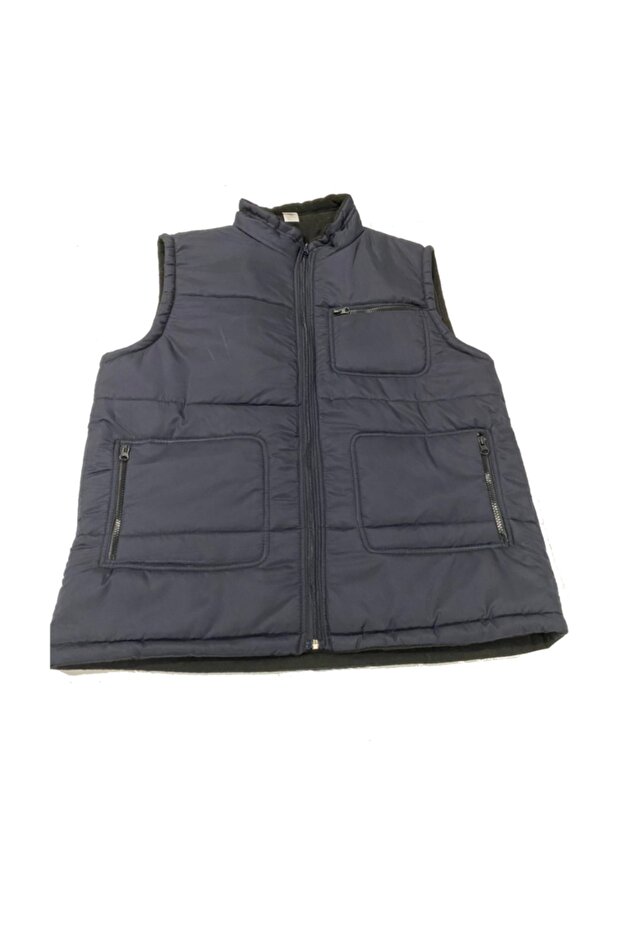 Work Vest with Fleece Inside Pocket Anorak Vest / Puffer Vest