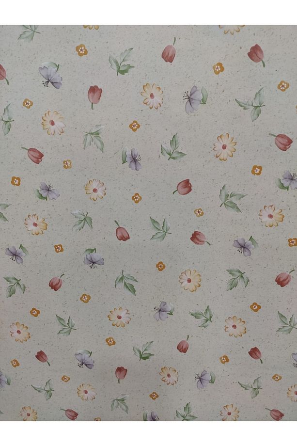 Yapışkanlı Folyo Çiçek Desenli 45 Cm X 10 Metre - 1