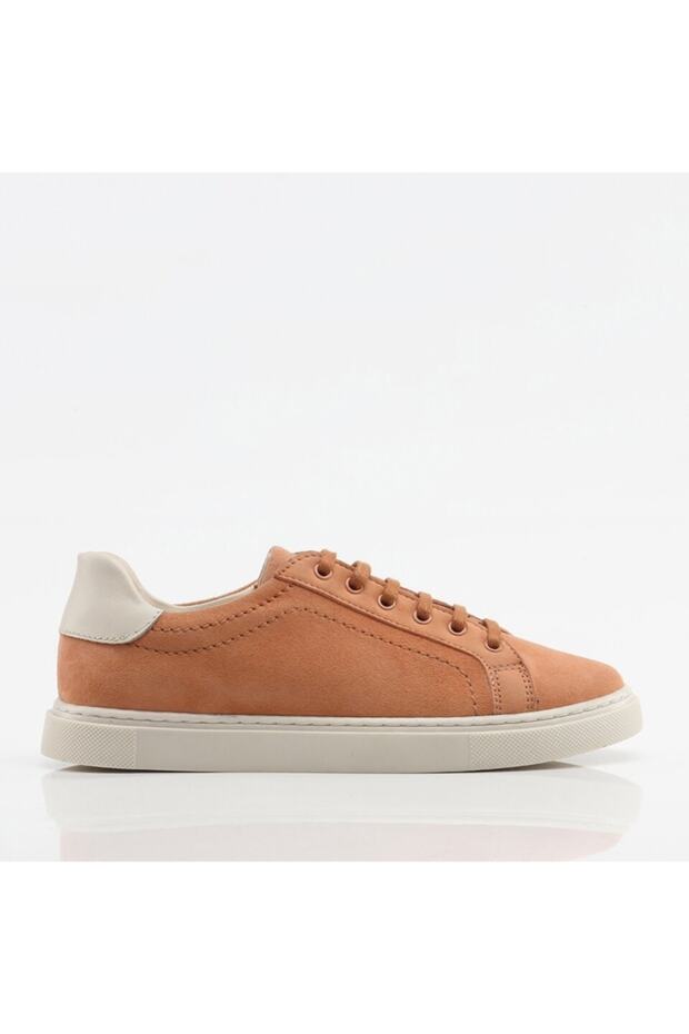 Genuine Leather Salmon Women's Sports Shoes