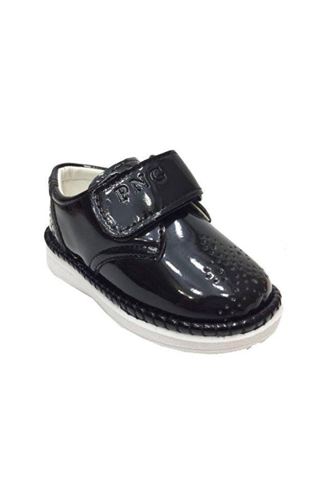 7604 Patent Leather Velcro Boys' Shoes 26-30
