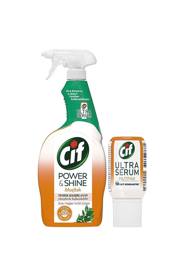 Sprey Power Shine Mutfak 750ml Ultra Serum Mutfak 70ml - 1