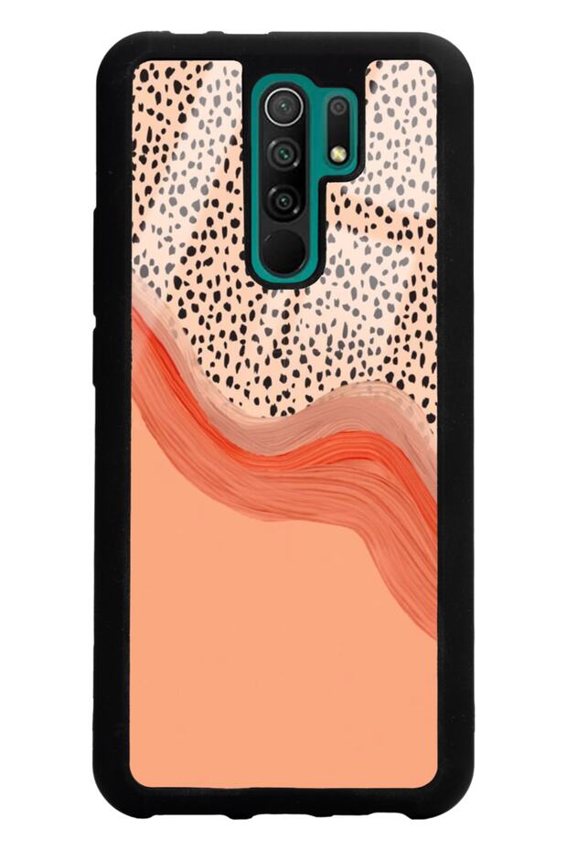 Xiaomi Redmi 9 Glossy Phone Case with Nude Spotted Design