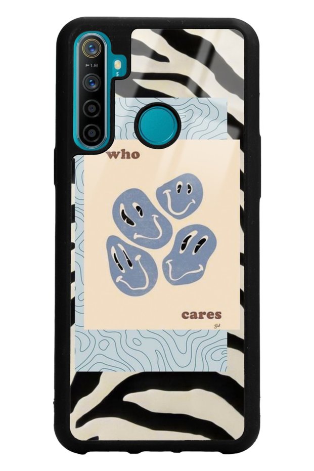 Oppo Realme 5I Zebra Emoji Design Glossy Phone Case