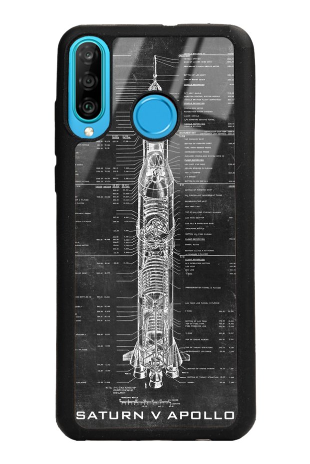 حافظة هاتف هواوي P20 Lite بتصميم أبولو لامع