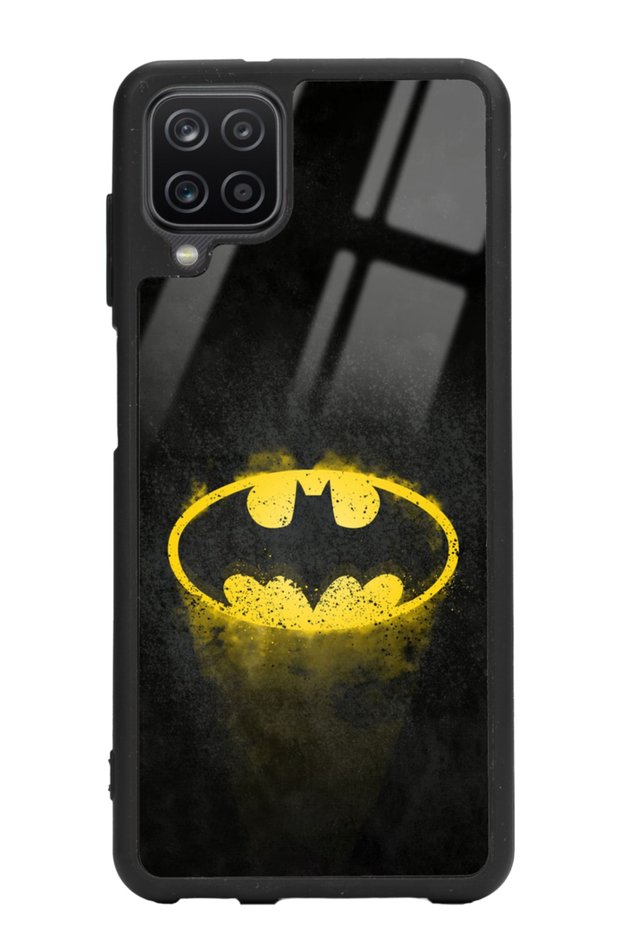 Samsung A12 Yellow Batman Design Glossy Phone Case