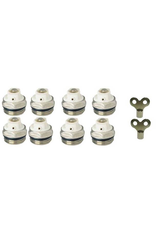 Panel Radyatör Ve Havlupan Hava Alma Purjör 8 Ad+2 Anahtar - 1