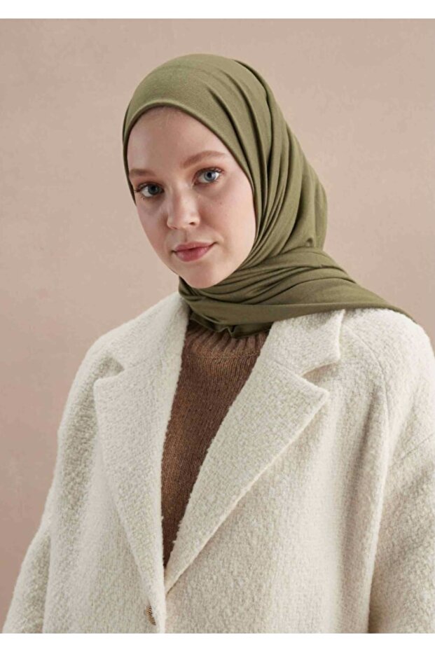 Leaf Patterned Combed Shawl - 1