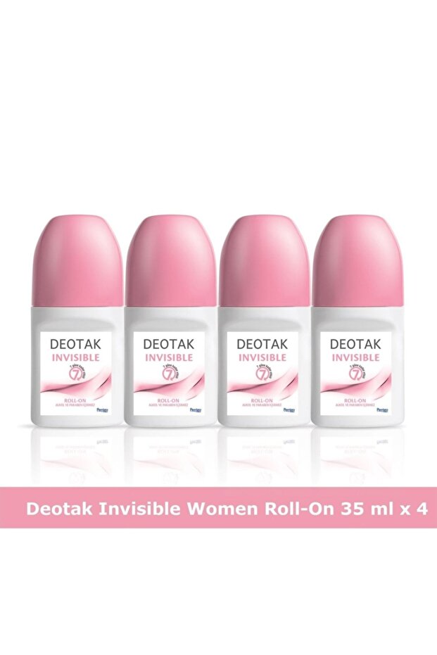 Invisible Roll On 35 ml x 4 Adet - 1