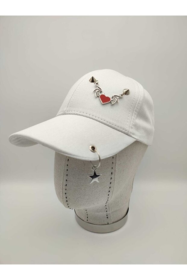 Devil Heart Punk Back Adjustable Design Hat - 1