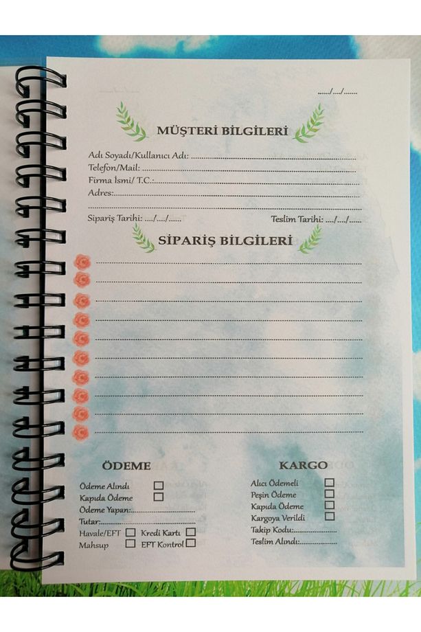 Sipariş Defteri 100 Yaprak 200 Sayfa A5 - 4
