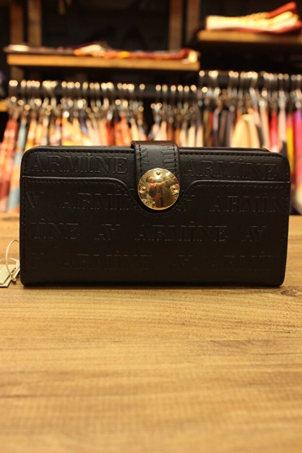 C-04 Women's Wallet & Hand Bag - Black Laser