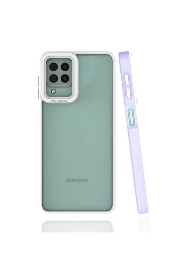 Samsung Galaxy M22 Case Protective Matte Mima Cover Lilac