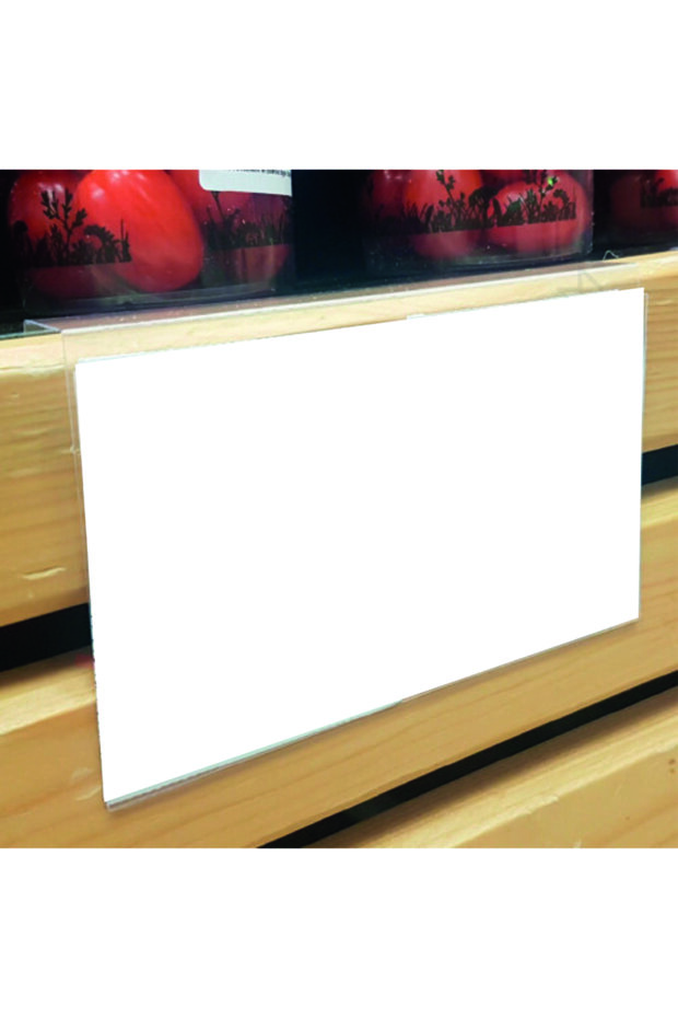 Pvc Channel Label Holder 76 mm X 105 mm Pack of 12 Pk-76105