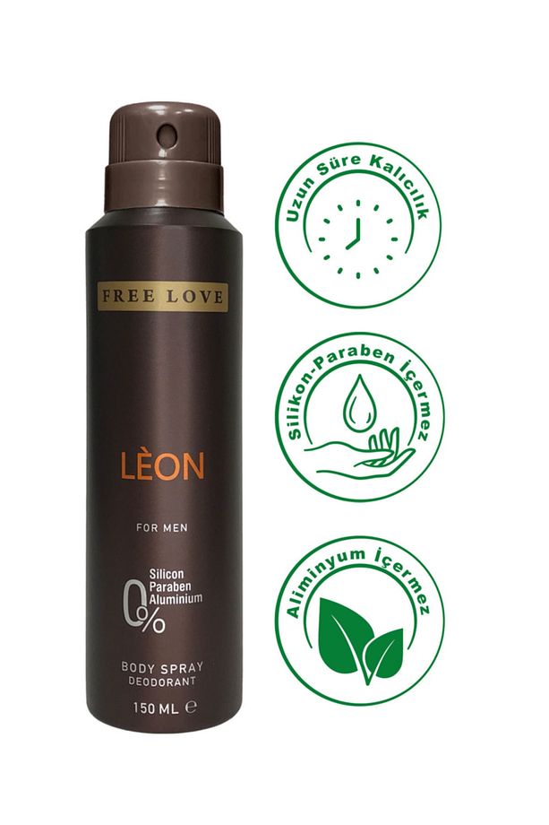 Leon Edp Erkek Parfüm 100 ml Ve Deodorant 150 ml 3 Adet - 4