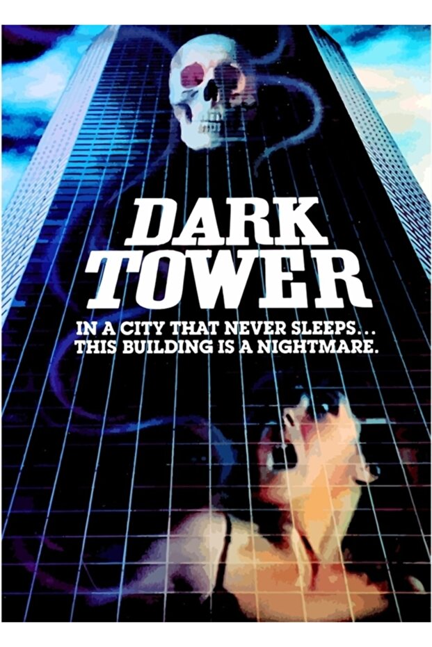 Black Tower Painting Wooden Poster Decorative