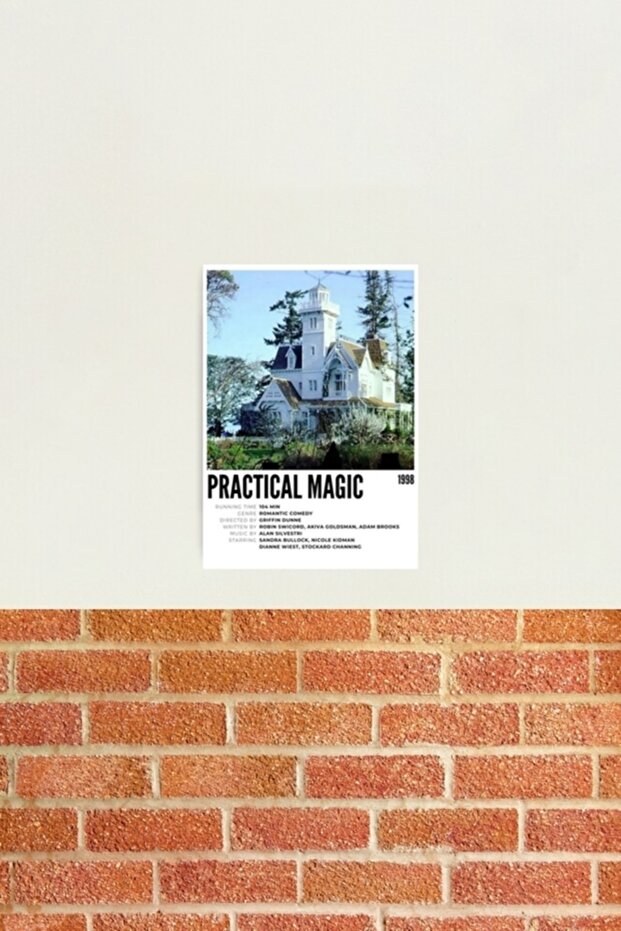 Poster decorativ din lemn Practicing Magic 1998 - 2