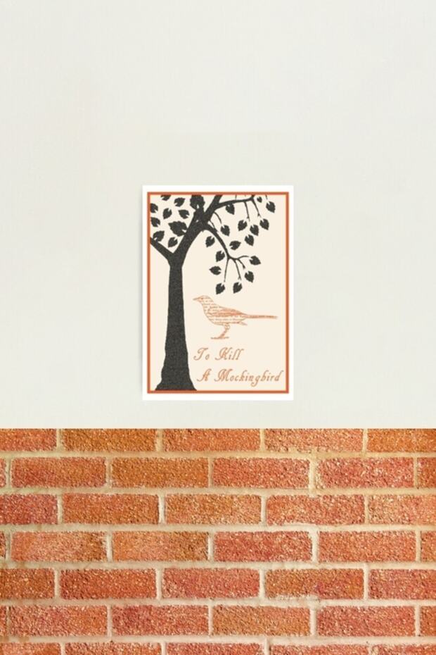 Bülbülü Öldürmek Retro Baskı Tablo Ahşap Poster Dekoratif - 2