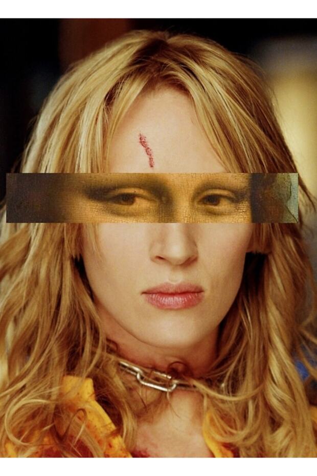 Uma Thurman-Lissa Painting Wooden Poster Decorative