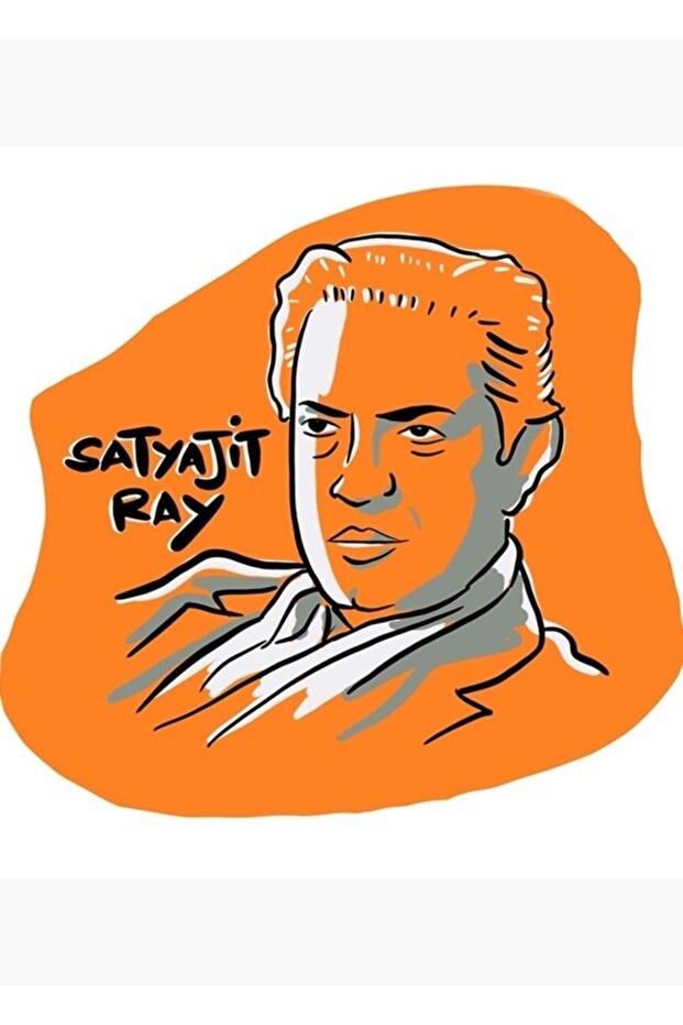 Satyajit Ray Painting Wooden Poster Decorative