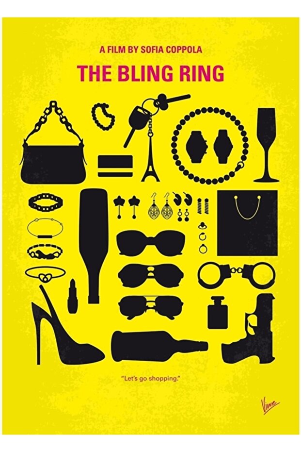 No784- the Bling Ring Table Wooden Poster Decorative