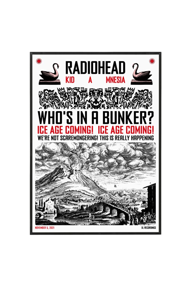 Radiohead Kid A Mnesia Poster Version 03 - 1