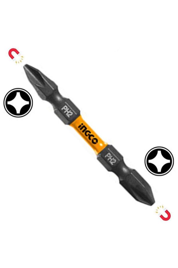 Çift Taraflı Bits Uç Ph2 65mm Yıldız Vidalama Ucu S2 Çeliği - 1