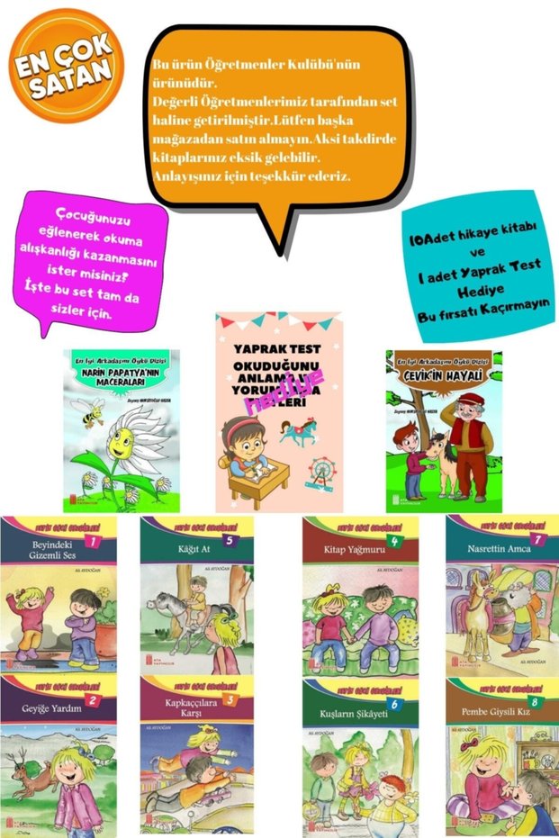 Fun 10-Book Set That Makes Students Love Reading and Develop a Reading Habit for Grades 3 and up Evony