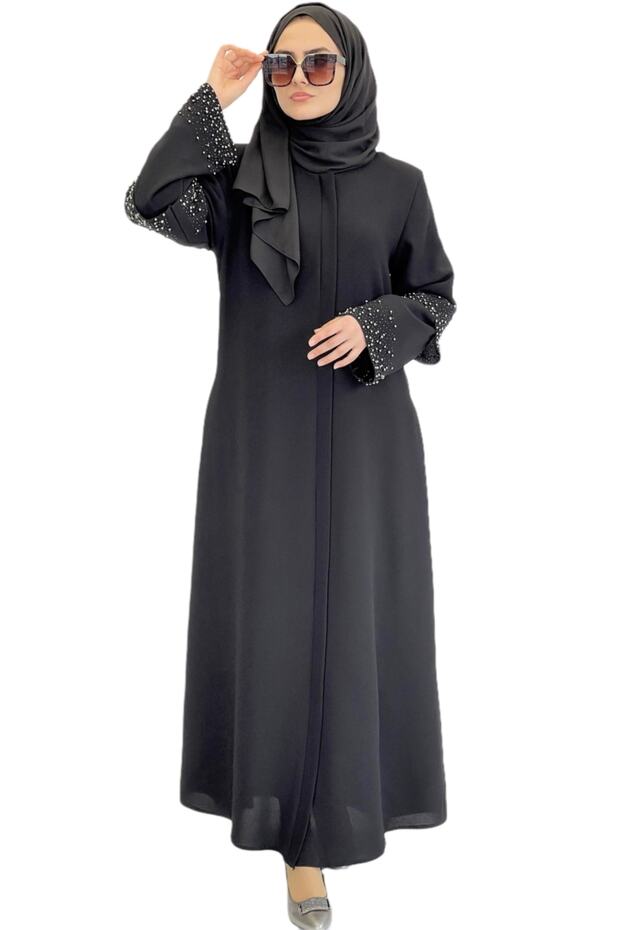 عباية فيريس سوداء