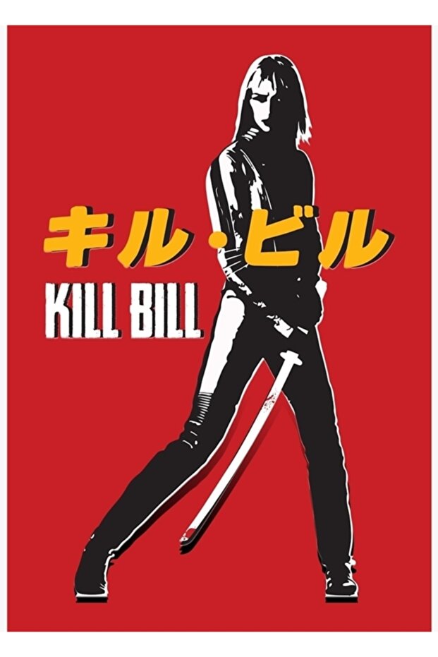 Kill Bill Painting Wooden Poster Decorative