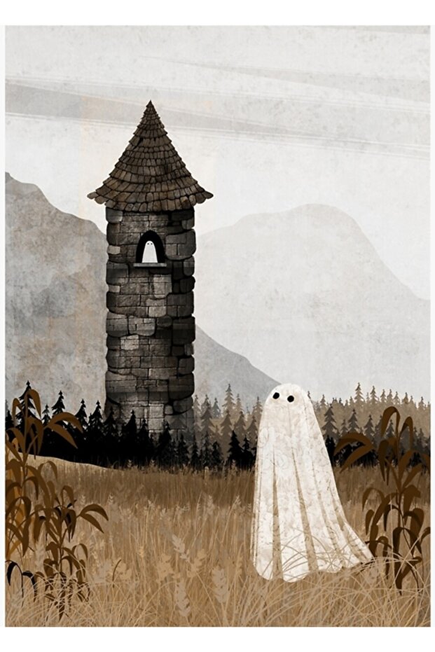 Tower Painting Wooden Poster Decorative