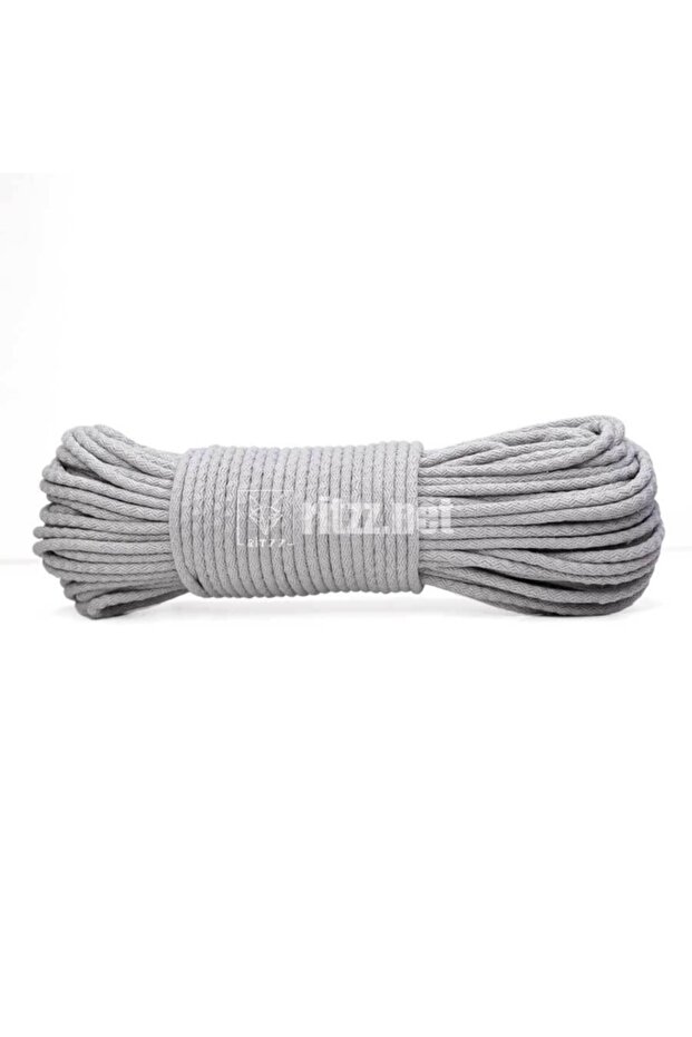 Filled Cotton Cord Rope Tress Rope / Gray / 009 / 500 grams