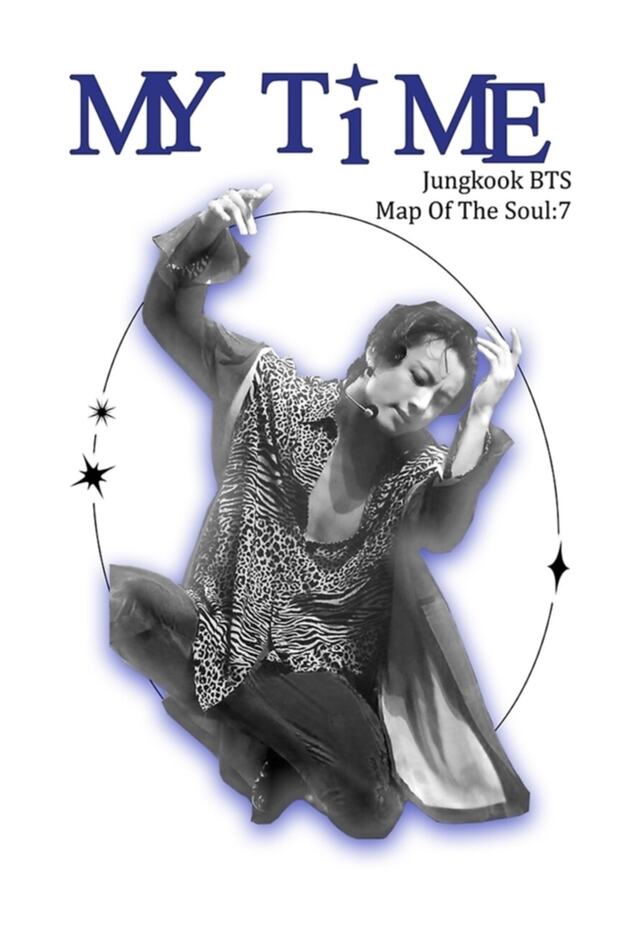 Jungkook My Time Table Wooden Poster Decorative Code2223
