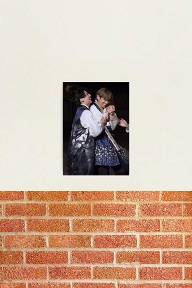 Taekook Table Wooden Poster Decorative Code5454 - 2
