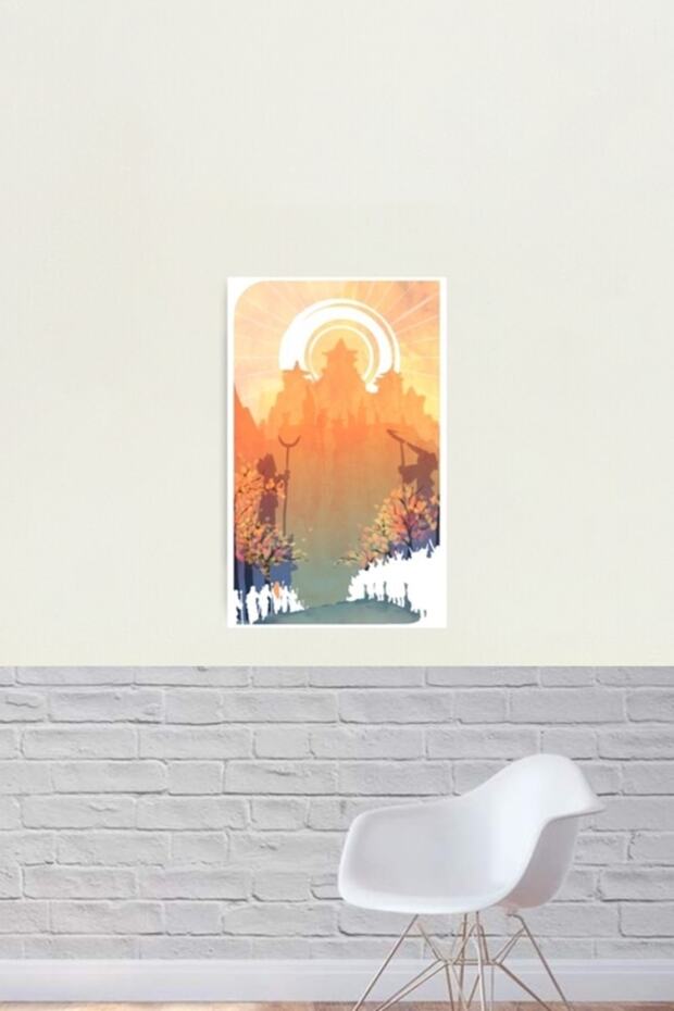 Dragon Age Menu Table Wooden Poster Decorative