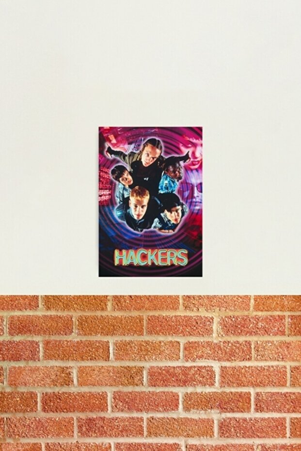 Computer Hackers Table Wooden Poster Decorative - 2