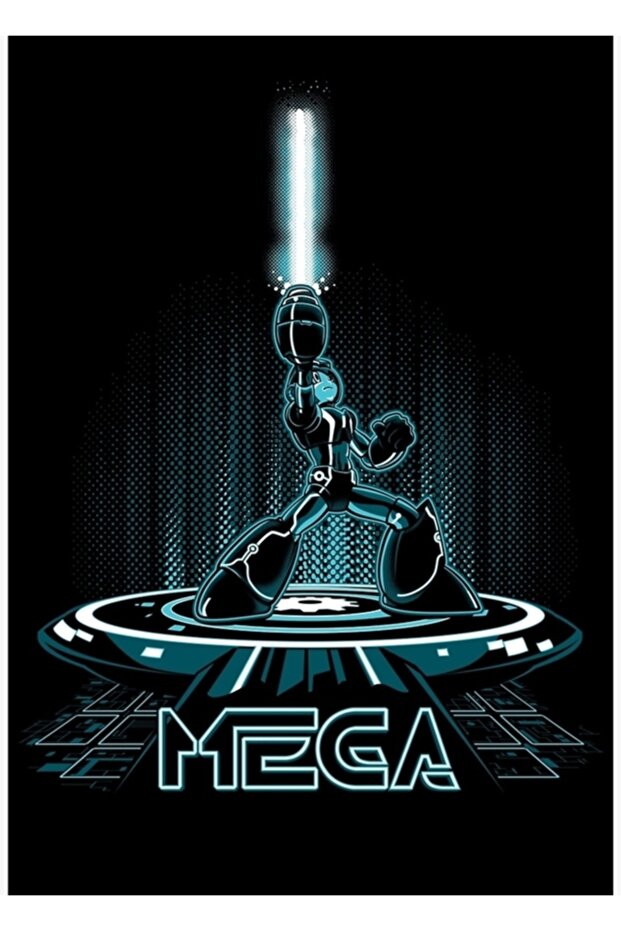 Mega Table Wooden Poster Decorative