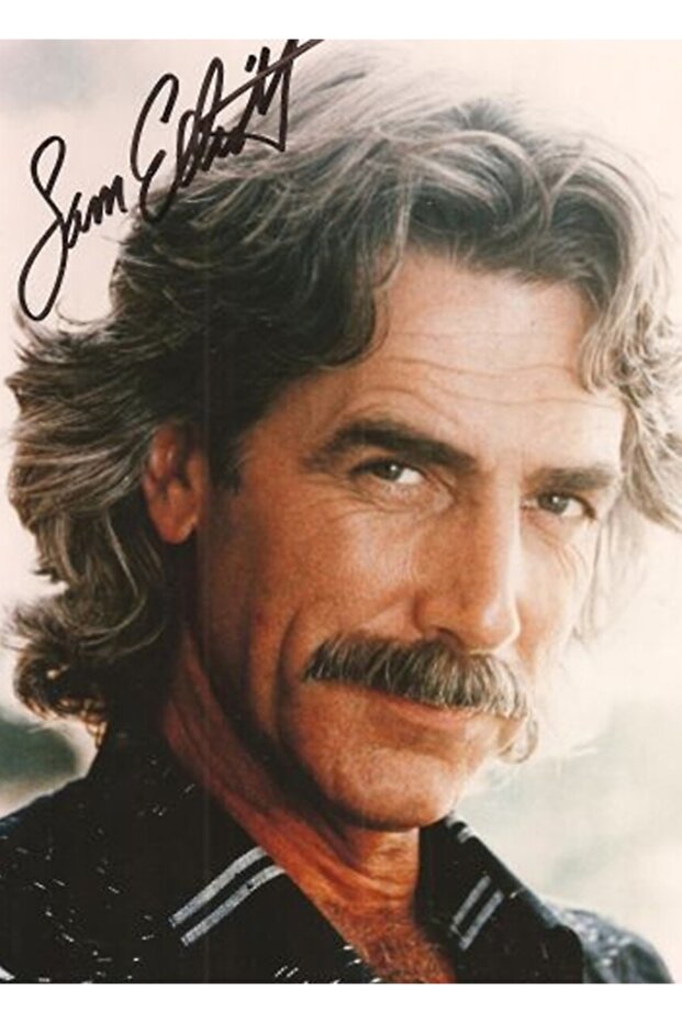 Sam Elliot Painting Wooden Poster Decorative