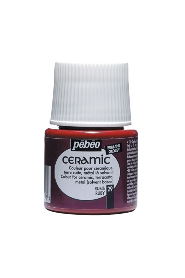 Ceramic 29 Ruby Seramik Boyası 45 Ml - 1