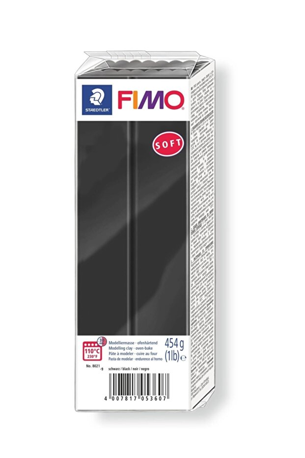 Fimo Soft Polimer Kil 454gr. Siyah - 1