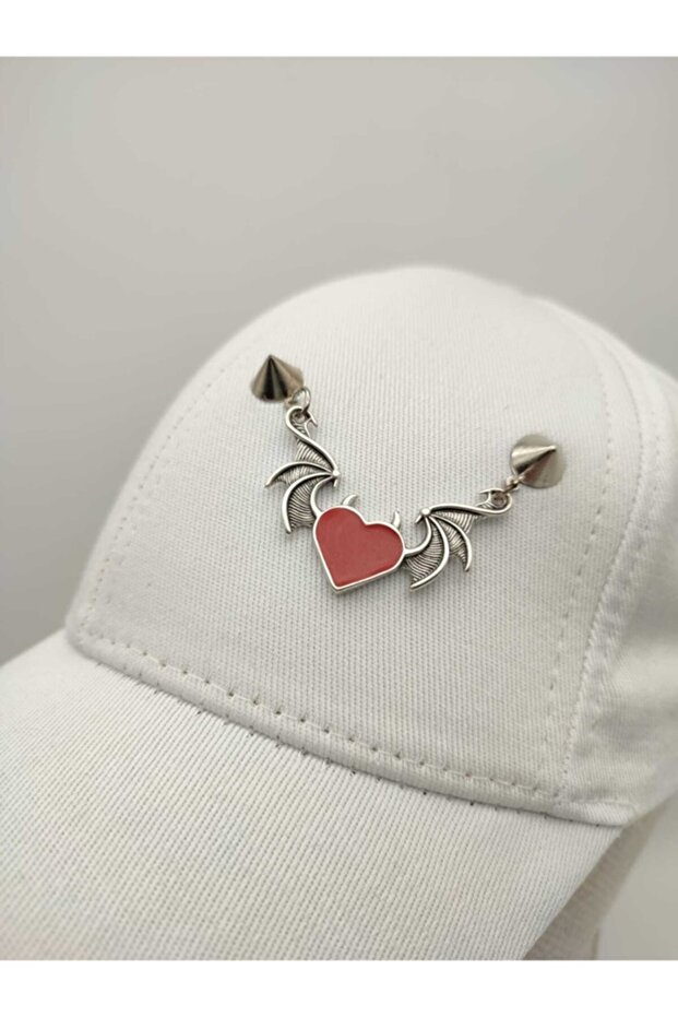 Devil Heart Punk Back Adjustable Design Hat - 3
