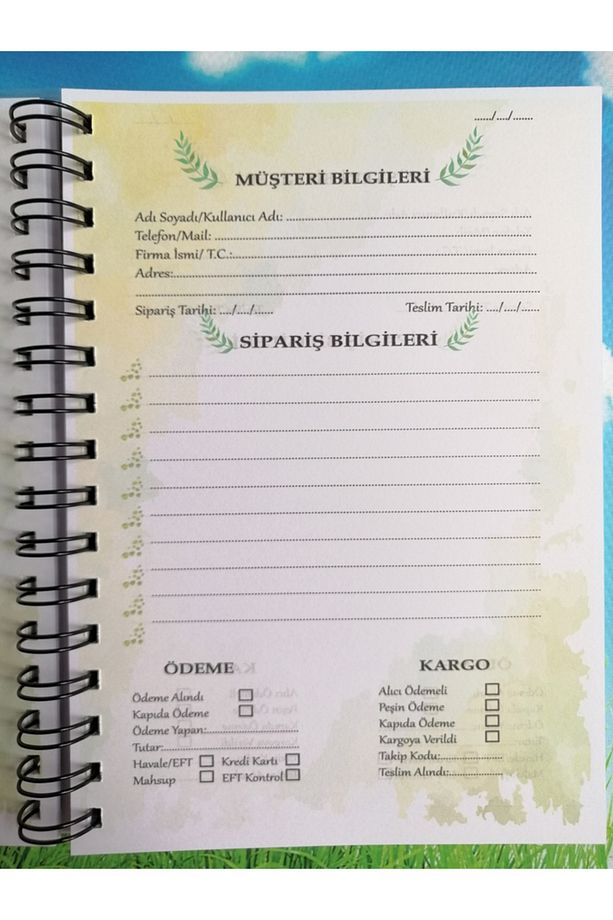 Sipariş Defteri 100 Yaprak 200 Sayfa A5 - 3