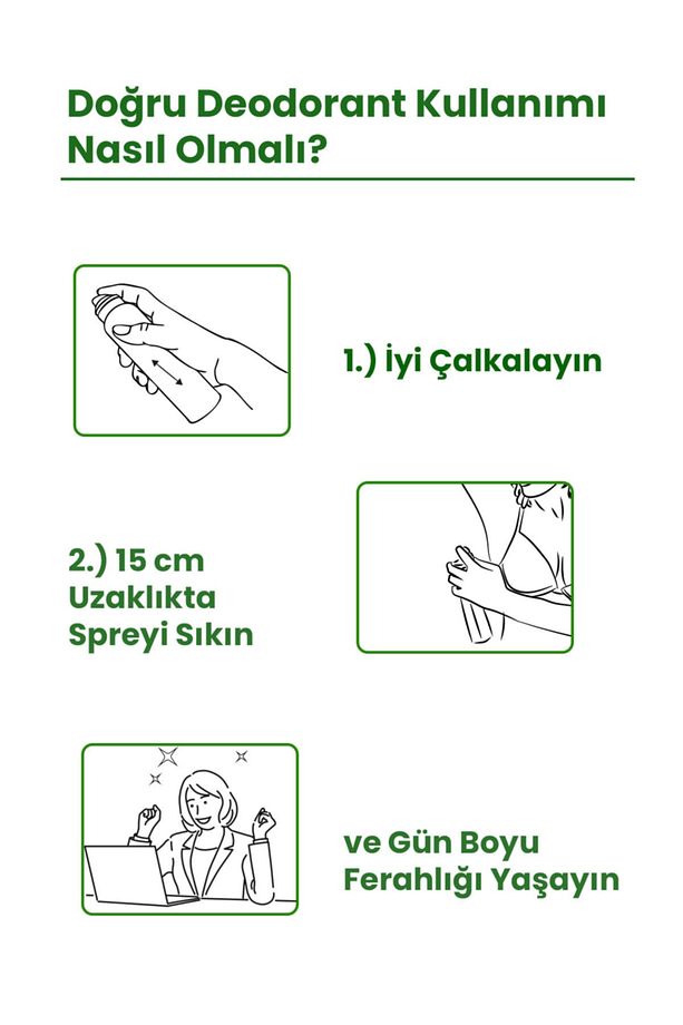 Black Option Kadın Deodorant 150 ml 3 Adet - 6