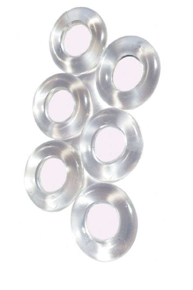 6 Lı Silikon Kapı Kolu Stoperi - Kapı Tamponu - 1