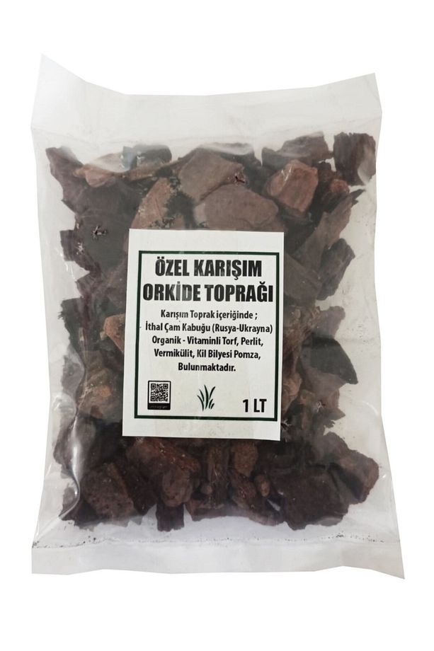 Karışımlı Orkide Toprağı (ithal Çam Kabuklu) (1 Litre) - 1