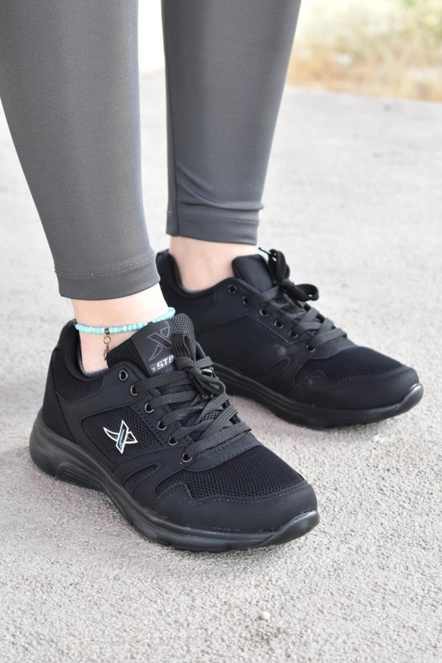 Black - Orthopedic Ultra Light Sole Daily Walking Running Sports Shoes